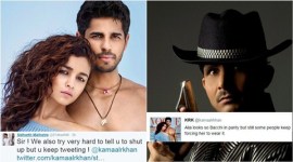 sidharth malhotra, kamaal r khan, sidharth malhotra krk fight, sidharth malhotra twitter, sidharth malhotra twitter feud, sidharth krk fight, sidharth mlahotra news, kamaal r khan news, entertainment news