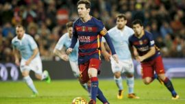 messi, messi penalty, barcelona, barcelona vs celta vigo, barca vs celta, suarez, messi suarez, messi penalty pass, football news, football