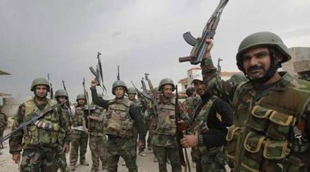 syrian army, syria, islamic state, is, is militants, world news, indian express