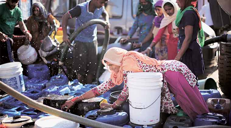 delhi haryana water sharing, delhi water crisis, haryana water, haryana bhavan, aap mlas protest, delhi harya water issue, delhi water supply, delhi news, delhi jal board