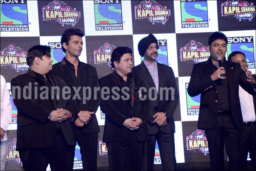 kapil sharma, the kapil sharma show, the kapil sharma show trialer launch, ali asgar, sunil grover, kapil sharma pics, kapil pics, paresh ganatra, sumona, navjot singh sidhu, kiku sharda, ali asgar, entertainment