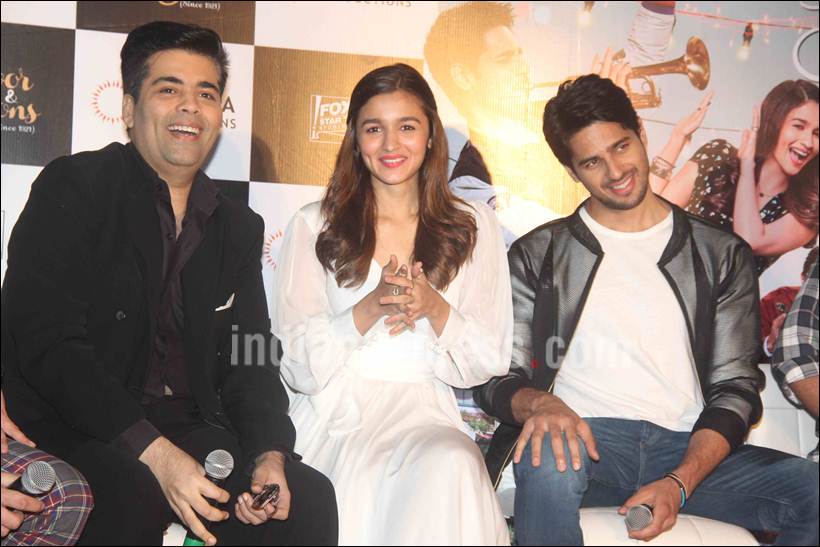 kapoor & sons, kapoor & sons press conference, alia bhatt, sidharth malhotra, fawad khan, karan johar, ratna pathak shah, rishi kapoor, shakun batra, rajat kapoor, entertainment