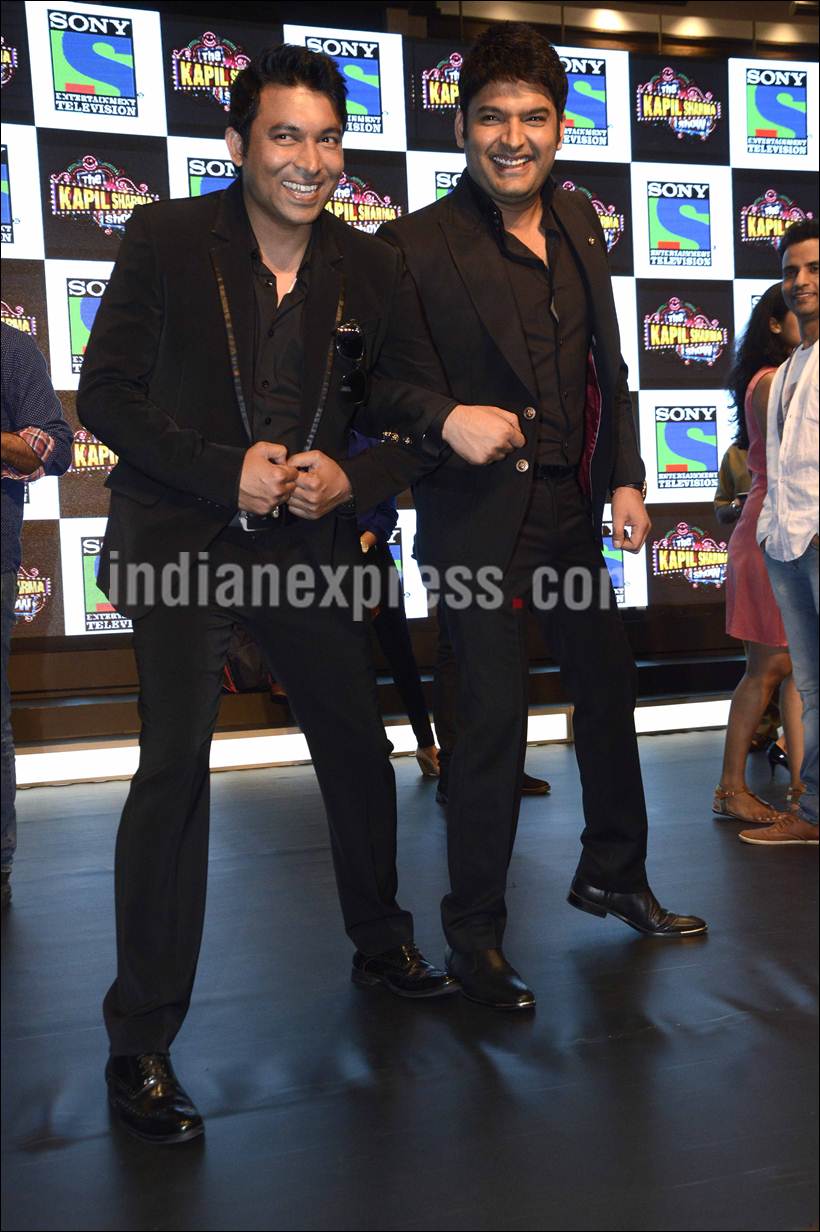 kapil sharma, the kapil sharma show, the kapil sharma show trialer launch, ali asgar, sunil grover, kapil sharma pics, kapil pics, paresh ganatra, sumona, navjot singh sidhu, kiku sharda, ali asgar, entertainment