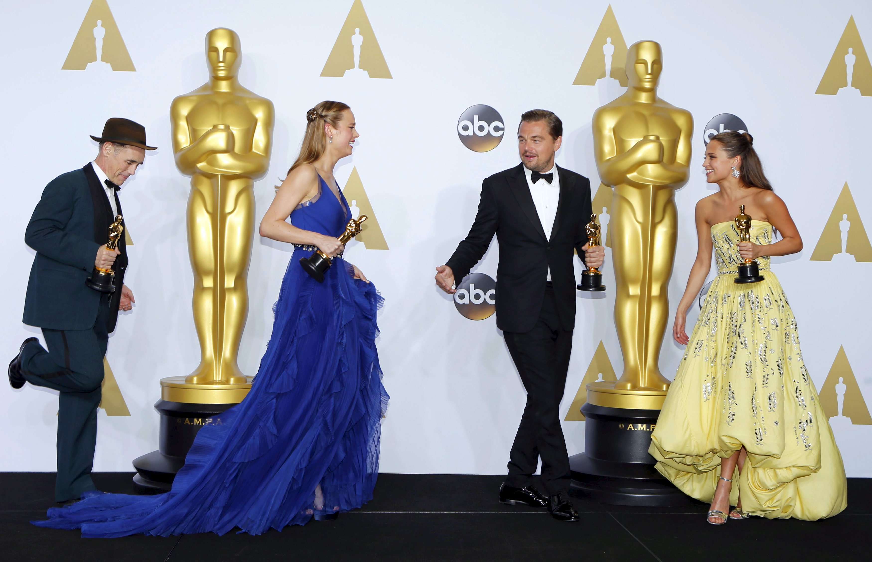 Oscars, Oscars 2016, leonardo DiCaprio, Leonardo Dicaprio wins, Lady gaga, Lady gaga Sexual Abuse Survivors, Oscar awards, US Elections, Astronaut comes home, Astronaut lands on earth, Astronaut, Top frames, Indian Express