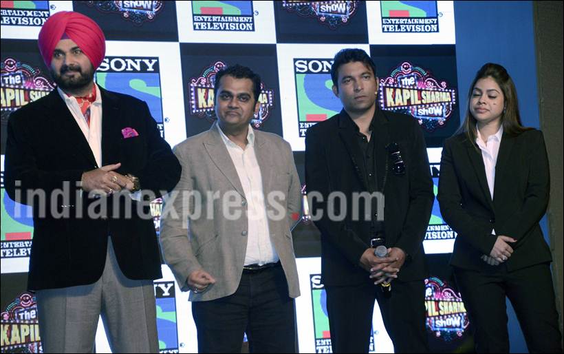 kapil sharma, the kapil sharma show, the kapil sharma show trialer launch, ali asgar, sunil grover, kapil sharma pics, kapil pics, paresh ganatra, sumona, navjot singh sidhu, kiku sharda, ali asgar, entertainment