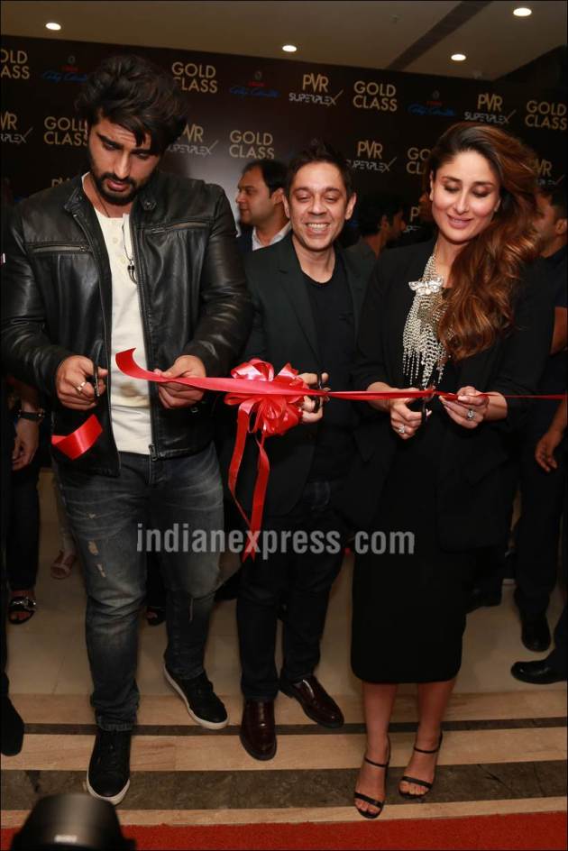 kareena kapoor, kareena kapoor khan, ki and ka, arjun kapoor, r balki, ki and ka conference, kareena kapoor press conference, ki and ka images, kareena kapoor pics, kareena kapoor arjun kapoor pics, arjun kapoor pics, kareena arjun pics, entertainment