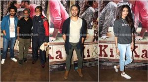 Amitabh Bachchan, Varun Dhawan, Athiya Shetty watch Arjun Kapoor’s Ki and Ka