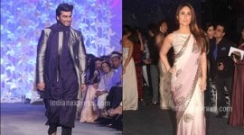 Kareena Kapoor, Arjun Kapoor, Arjun Kapoor ramp, Arjun Kapoor LFW 2016, Arjun Kapoor Show stopper, Kareena Kapoor Khan, Lakme Fashion Week, LFW 2016, Arjun Kareena, arjun Kareena Kapoor, Arjun Kapoor Lakme Fashion Week, Kareena arjun, Entertainment news