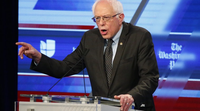 US Senator, Bernie Sanders, Presidential candidates, Miami Dade college debate, Sanders-Clinton debate, Democratic debate, US elections, Presidential elections, Presidential race, US news
