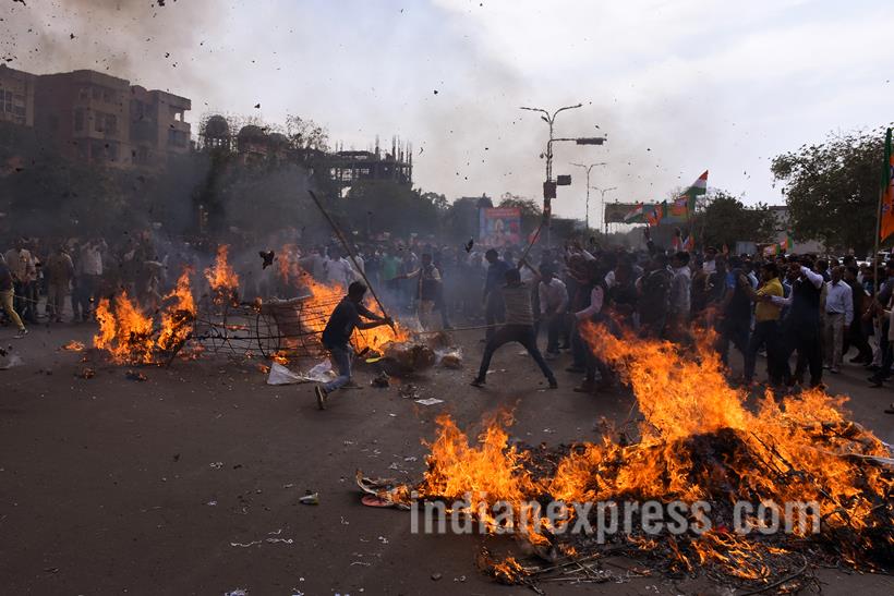Rohith Vemula, Rohith Vemula Suicide, Rohith Vemula mother, Kanhaiya, Kumar, Kanhaiya Kumar Jail, Thane Murder, Thane Mass Murder, Make In India, Make In India Fire, Maharashtra Fire, Lawyer Protest, Jat Protest, Jat Quota, JAt Agitation, JNU Protest, Sanjay Dutt, Sanjay Dutt Released, Sanjay Dutt released From jail, Smriti irani, Smriti Irani speech, Budget 2016, Arun Jaitley, Best of February, February top Chatter, Indian Express, Best Pics, Best photos