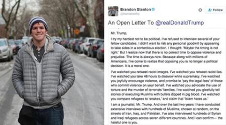 Donald Trump, Humans of New York, Brandon Stanton, Facebook, open letter, Twitter, trending, Islamophobia, racism, US presidential race
