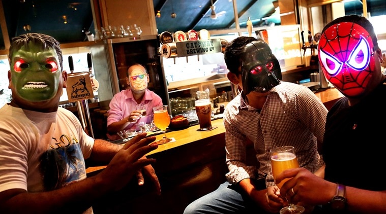 Mumbai's home brewers, seen here at the craft-beer friendly Woodside Inn, like to stay under the radar. (Photo: Amit Chakravarty)