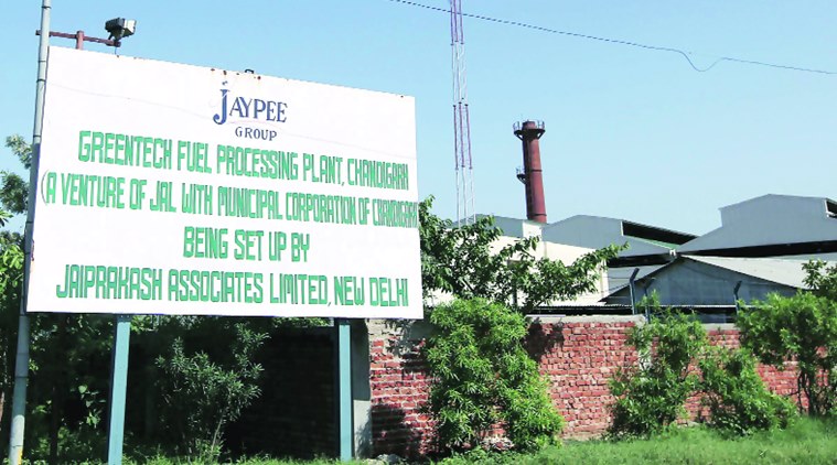 The garbage processing plant near Dadumajra. Express