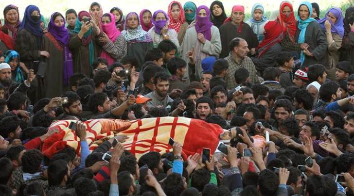 Jammu and Kashmir, Dawood Sheikh, Dawood Sheikh funeral, kashmir militant funeral, kashmir militancy, kashmir army, kashmir news