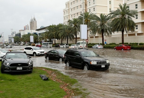 PHOTOS: Unusual thunderstorm and rain disrupt life in UAE | The Indian ...