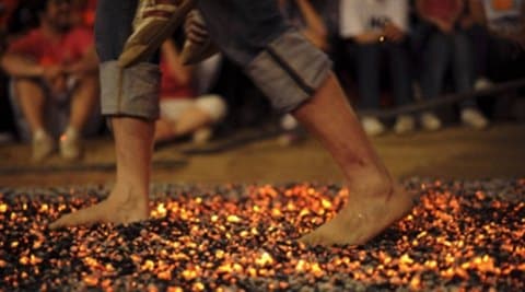 Image result for Firewalking indian express