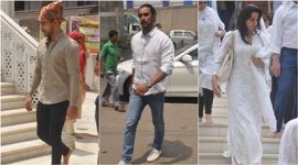 gautam gulati, vindu dara singh, surjit kaur randhawa, vindu dara singh's mother, prayer meet, pooja bedi, vindu dara singh wife, raj babbar, kunal kapoor, entertainment