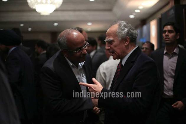 Ramanth Goenka lecture, RNG Lecture, Raghuram Rajan, RBI Governor Raghuram Rajan, Raghuram Rajan First RNG Lecture, Raghuram Rajan Ramanth Goenka Lecture, Dr Raghuram Rajan, Anant Goenka, Indian Express, Ramanth Goenka Lecture pics, RNG Lecture pics, RNG lecture Photos
