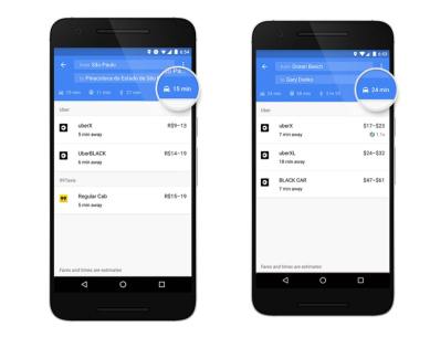 Google, Google Maps, Google Maps Uber, Uber, Ola, OlaCabs, Google Maps OlaCabs, Call cab from Google Maps, Google Maps Android, technology, technology news