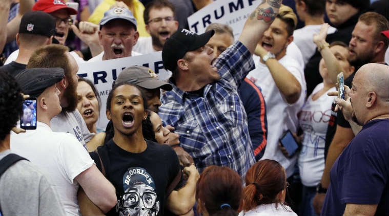 Donald Trump, US Presidential Elections, Anti Trump protest, Trump protest, Anti Trump demonstration, Anti Trump rally, Republican primary, US Elections, US news, World news
