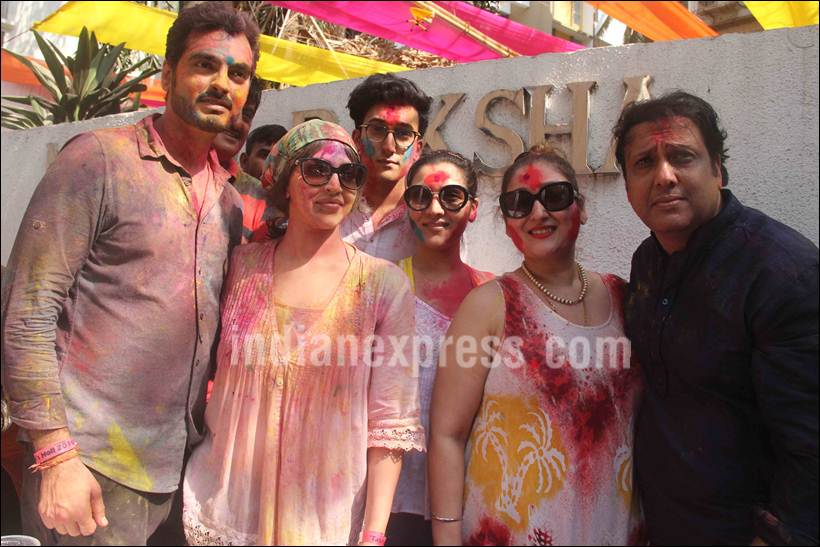 govinda, govinda family, narmada, sunita, esha deol
