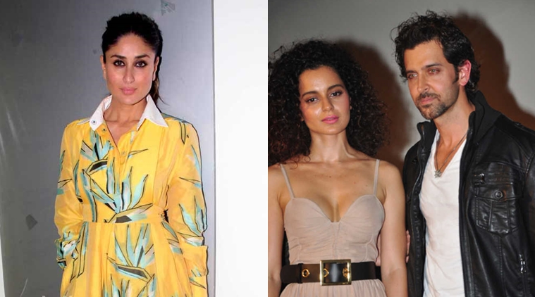 Kareena Kapoor I M Very Fond Of Both Hrithik Roshan And Kangana Ranaut Entertainment News The Indian Express