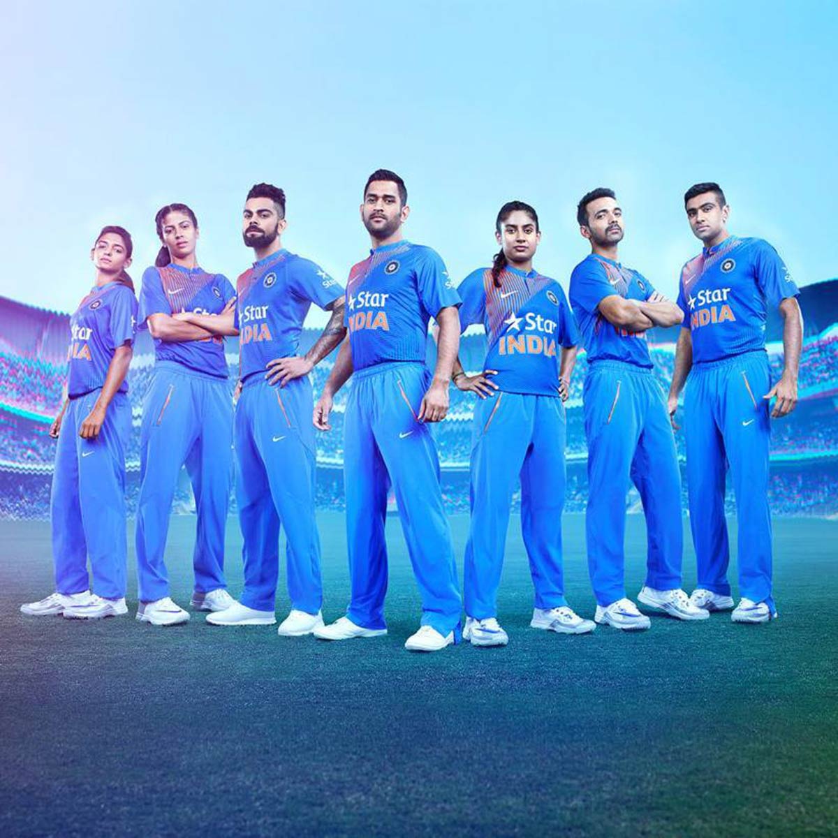 why indian cricket team jersey is blue