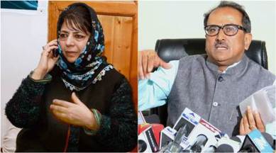 jammu and kashmir, pdp, bjp, J&K govt formation, j k govt, pdp bjp alliance, mehbooba mufti, nirmal singh, ram madhav, J&K governor, nn vohra, kashmir news, india news, latest news