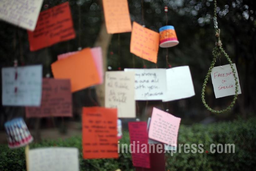 Rohith Vemula, Rohith Vemula Suicide, Rohith Vemula mother, Kanhaiya, Kumar, Kanhaiya Kumar Jail, Thane Murder, Thane Mass Murder, Make In India, Make In India Fire, Maharashtra Fire, Lawyer Protest, Jat Protest, Jat Quota, JAt Agitation, JNU Protest, Sanjay Dutt, Sanjay Dutt Released, Sanjay Dutt released From jail, Smriti irani, Smriti Irani speech, Budget 2016, Arun Jaitley, Best of February, February top Chatter, Indian Express, Best Pics, Best photos