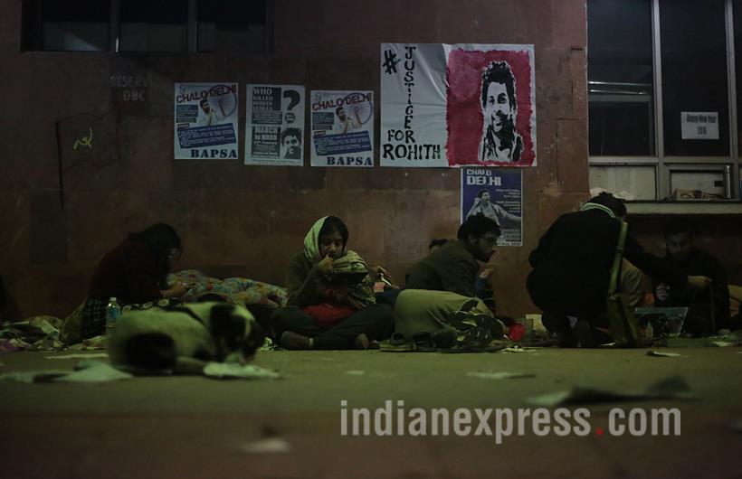Rohith Vemula, Rohith Vemula Suicide, Rohith Vemula mother, Kanhaiya, Kumar, Kanhaiya Kumar Jail, Thane Murder, Thane Mass Murder, Make In India, Make In India Fire, Maharashtra Fire, Lawyer Protest, Jat Protest, Jat Quota, JAt Agitation, JNU Protest, Sanjay Dutt, Sanjay Dutt Released, Sanjay Dutt released From jail, Smriti irani, Smriti Irani speech, Budget 2016, Arun Jaitley, Best of February, February top Chatter, Indian Express, Best Pics, Best photos