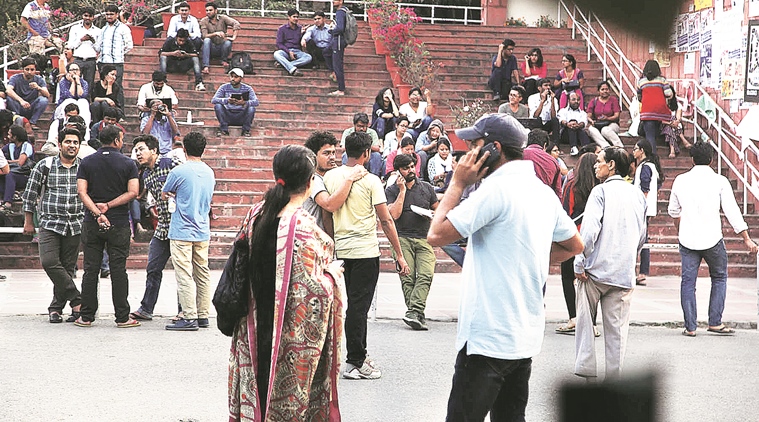 Within Months Of Jnu Comeback Abvp Fights Discontent Within Delhi News The Indian Express