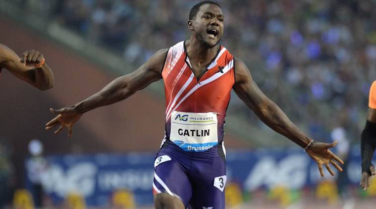 Justin Gatlin Breaks Usain Bolt S Record Runs 100m In 9 45 Seconds Sports News The Indian Express