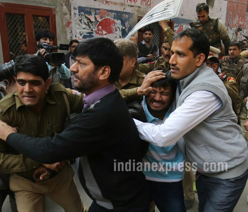 Rohith Vemula, Rohith Vemula Suicide, Rohith Vemula mother, Kanhaiya, Kumar, Kanhaiya Kumar Jail, Thane Murder, Thane Mass Murder, Make In India, Make In India Fire, Maharashtra Fire, Lawyer Protest, Jat Protest, Jat Quota, JAt Agitation, JNU Protest, Sanjay Dutt, Sanjay Dutt Released, Sanjay Dutt released From jail, Smriti irani, Smriti Irani speech, Budget 2016, Arun Jaitley, Best of February, February top Chatter, Indian Express, Best Pics, Best photos