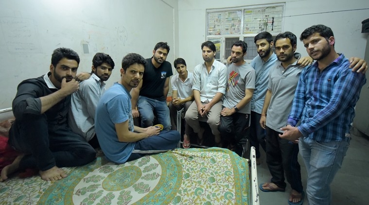 Away from home: Kashmiri students at the National Institute of Medical Sciences and Research, located near Jaipur. (Photo: Rohit Jain Paras)