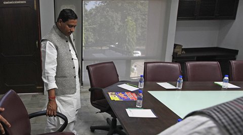 Union Minister, Ramshankar Katheria, Katheria, news, saffronisation education, education saffronisation, Katheria saffronisation, Katheria education, Lucknow University, latest news, India news, UP news, Shivaji anniversary Lucknow University, Hindvi Swaraj Diwas Samaroh, Shivaji, Shivaji anniversary, Maharana Pratap, national news, Uttar pradesh news, Lucknow news