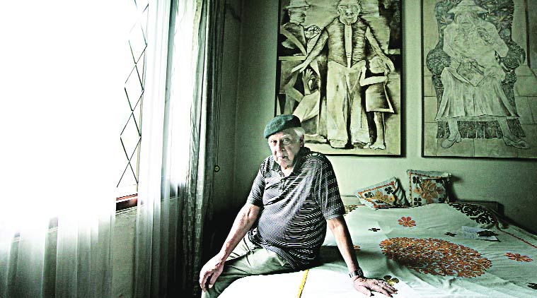 artist Krishen Khanna, Krishen Khanna, cadehra art gallery, modernist Krishen Khanna, banker Krishen Khanna, art exhibition, talk
