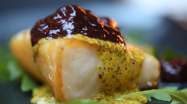 Kunal Kapur's Sea Bass with Kasundi_759