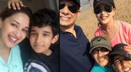 Rya, Mashuri Dixit, Sriram Nene, Madhuri Dixit sons photos