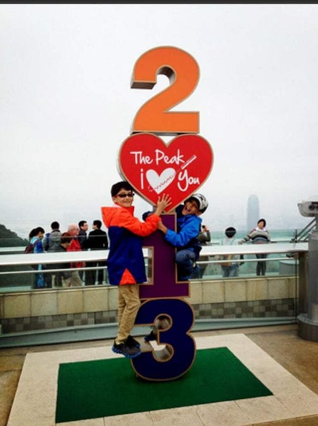 Madhuri Dixit, Ryan, Arin