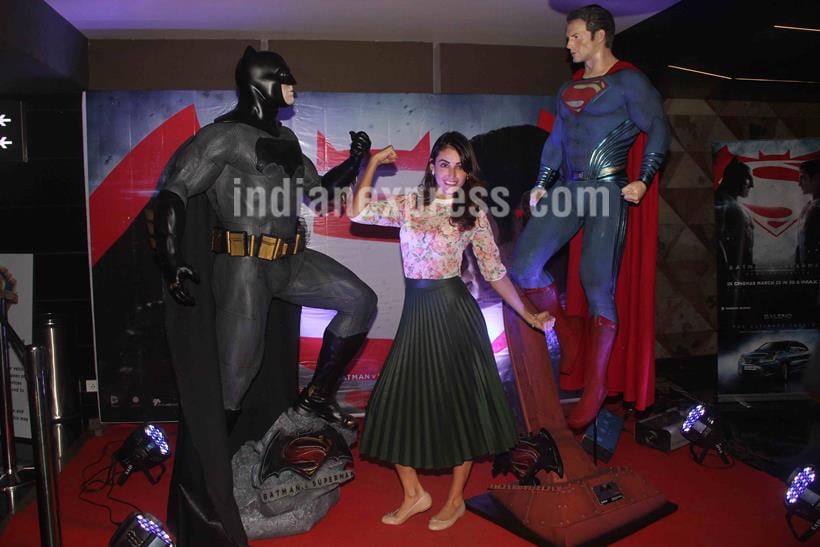Batman Vs Superman, Batman vs superman: Dawn of Justice, Hrithik Roshan, Hrithik Roshan Sons, Hrehaan, Hridaan, Sachin Tendulkar, Vidyut Jamwal, Esha Deol, Abhay DEol, Karan Kundra, Anusha, Gaurav Chopra, Tanisha Mukerji, Zayed Khan, Akbar Khan, Batman vs Superman Screening, Batman vs Superman: Dawn of Justice pics