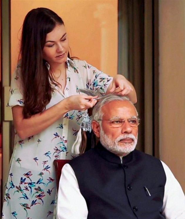 Narendra Modi gets himself measured for Madame Tussauds Picture
