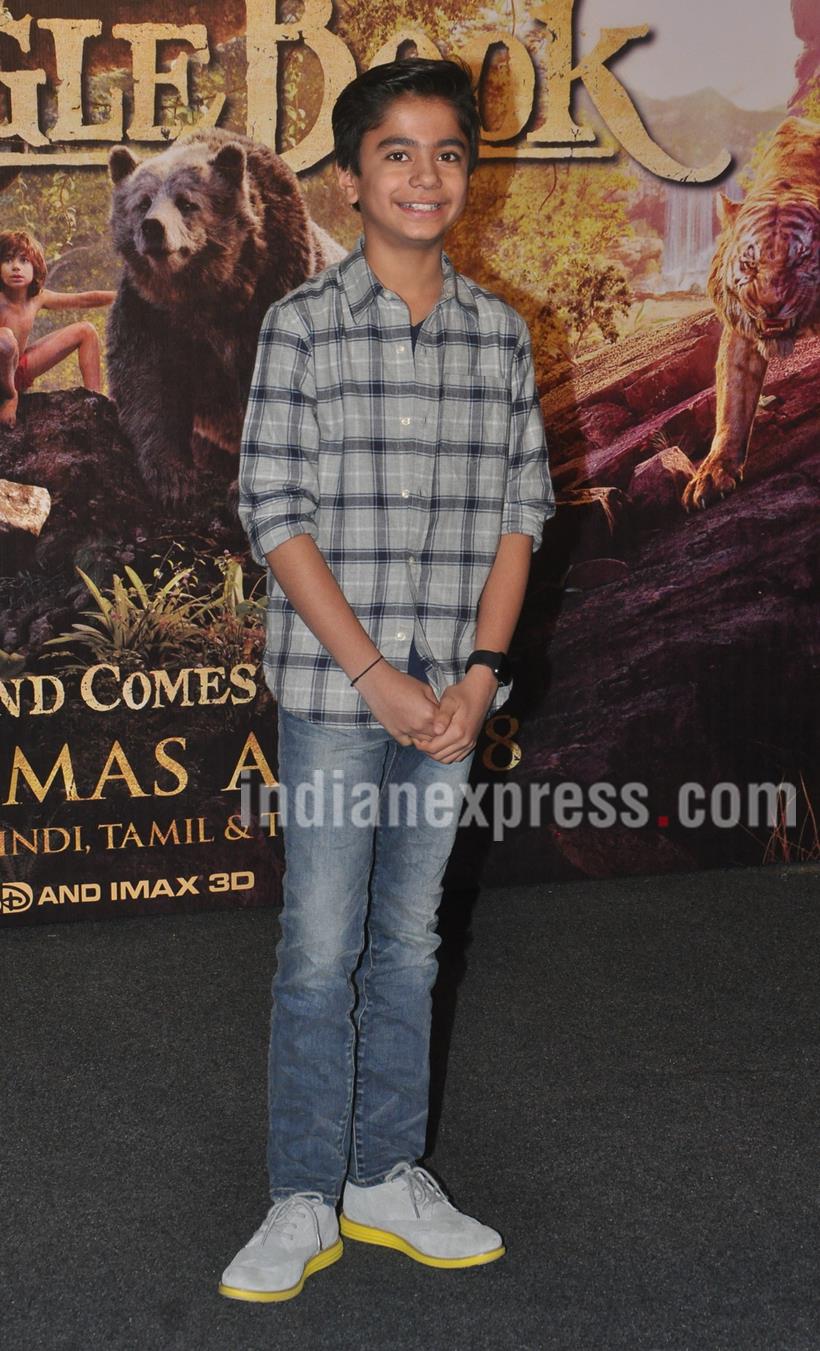 The Jungle Book, Neel Sethi, Neel Sethi photos,Vishal Bhardwaj, Siddharth Roy Kapur, Neel Sethi mowgali, Neel Sethi film, The Jungle Book actor, The Jungle Book news, The Jungle Book cast, entertainment news