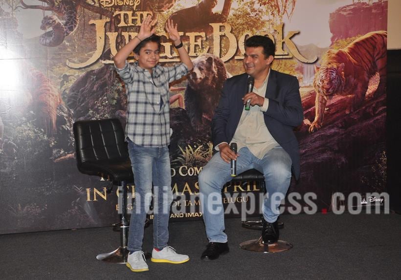 The Jungle Book, Neel Sethi, Neel Sethi photos,Vishal Bhardwaj, Siddharth Roy Kapur, Neel Sethi mowgali, Neel Sethi film, The Jungle Book actor, The Jungle Book news, The Jungle Book cast, entertainment news