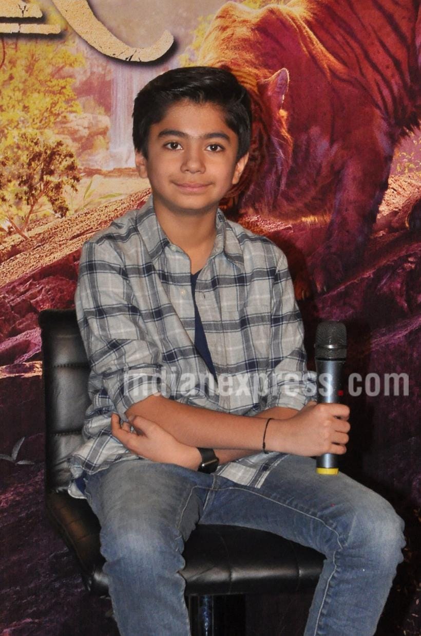 The Jungle Book, Neel Sethi, Neel Sethi photos,Vishal Bhardwaj, Siddharth Roy Kapur, Neel Sethi mowgali, Neel Sethi film, The Jungle Book actor, The Jungle Book news, The Jungle Book cast, entertainment news