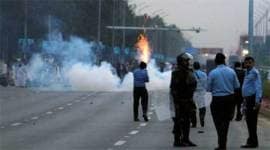 pakistan, Mumtaz Qadri, pakistan clashes, Mumtaz Qadri execution, pakistan march, pakistan protest march, police action on protest march, pakistan execution, pak anti execution protest, pakistan news, world news, latest news