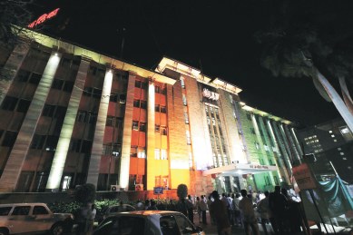 PMC, PMC news, PMC electricity, PMC LED fitting, LED fitting in PMC office, pune news, indian express