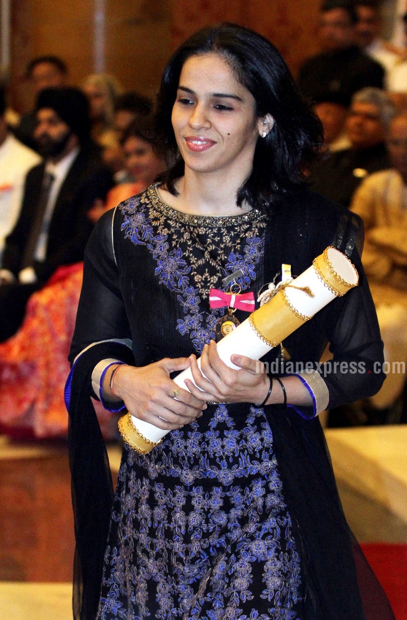 Padma, padma awards, padma award photos, padma awards 2016, sri sri, saina nehwal, ajay devgan, ajay devgn, ajay devgn awards, sania nehwal awards, anupam kher, anupam kher awards, narendra modi, modi photos,