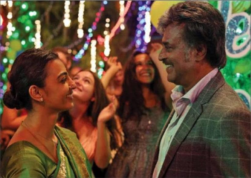 Rajinikanth, Kabali, Radhika Apte, Radhika Apte Rajinikanth, Radhika Apte Rajinikanth stills, Radhika Apte Rajinikanth habali stills, Kabali stills, Kabali photos, Kabali shot, Kabali cast, Kabali news, Kabali film, entertainment news