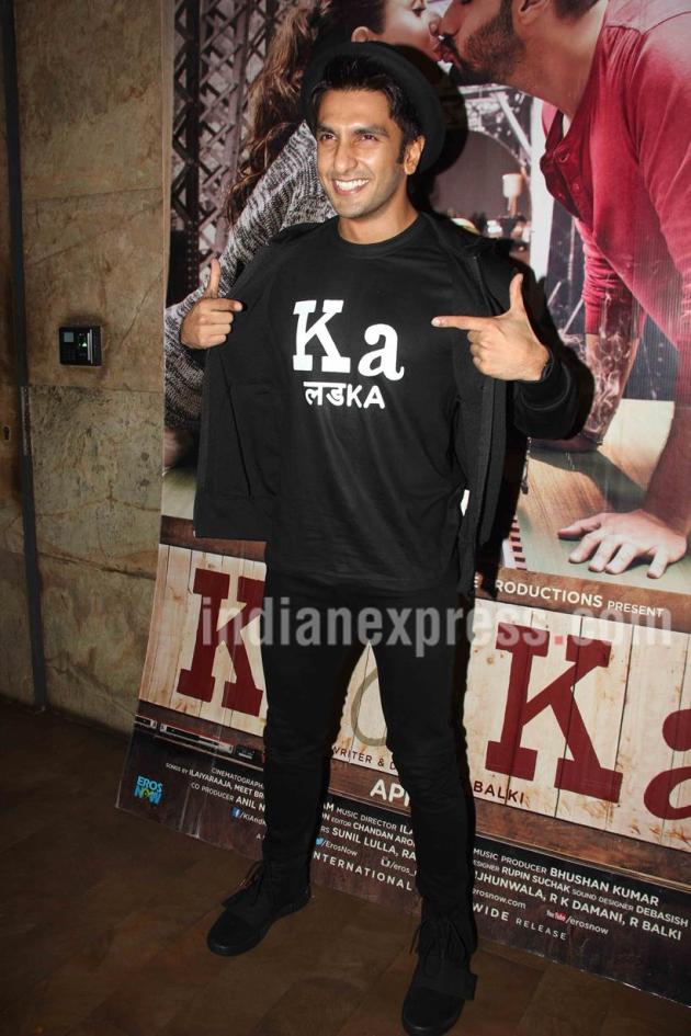 Ranveer Singh, Ki & Ka, Ranveer Singh Arjun kapoor, Kareena Kapoor, Arjun Kapoor, ki and ka, Ranveer Singh photos, Arshad Warsi, Bhumi Pednekar, Neila Devi, Sophie Choudry, Manish Malhotra, ki and ka cast, ki and ka news, ki and ka photos, ki and ka stills, entertainment photos