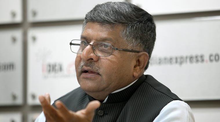 Ravi Shankar Prasad, Telecom Commission, submarine optic fibre cable, optic fibre cable, Chennai Andamans optic fibre, Lakshadweep optic fibre cable, Lakshadweep, Ravi Shankar Prasad, Andaman and Nicobar, india news